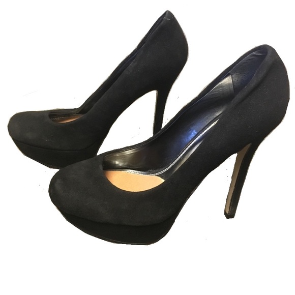 Bakers Shoes - 2 for $15 | Bakers black high heels with platform